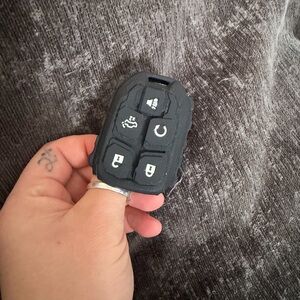 Silicone Car Key Fob Cover - Black